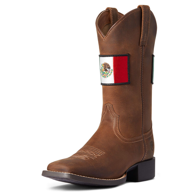 Ariat Round Up Orgullo Mexicano - Naisten Ruskea Bootsit ( BGNVMX-015 )